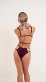 Lola Mesh Low Waist Bottom Plum