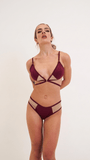 Lola Mesh Low Waist Bottom Plum