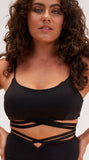 Poppy Strappy Top Black
