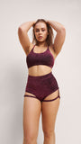 Athena Top in Coral Shimmer
