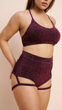 Athena Top in Coral Shimmer