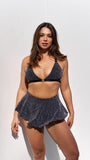 Follow Me Bra Blue Rose Gold Shimmer