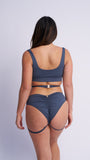 Kehlani Low Waist Bottom Steel Blue