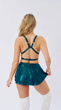 Free Flow Christmas Skort Teal