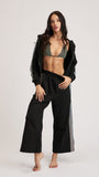 Sabrina Diamante Track Pants