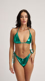 Mary Kate Bikini Set Metallic Green