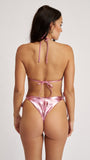Mary Kate Bikini Set Metallic Baby Pink