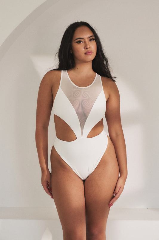 Teagan Bodysuit White