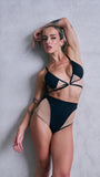 Lola Mesh High Waist Bottom Black