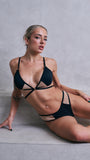 Lola Mesh Low Waist Bottom Black