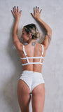 Clover Side Strap Top White