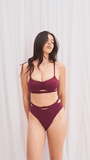 Paige Cut Out Top Plum