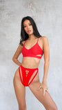 Raven Cheeky Bottoms Red