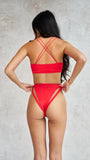 Raven Cheeky Bottoms Red