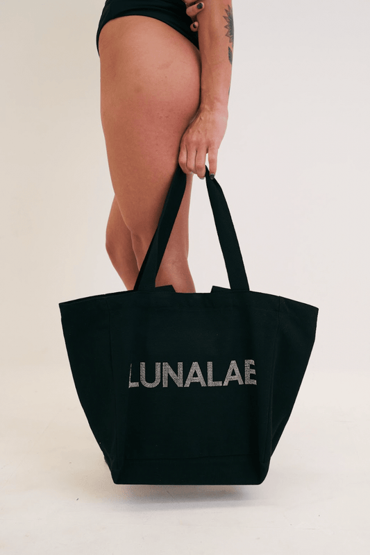 Diamante Tote Bag Black