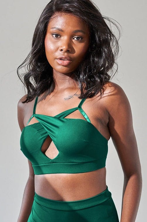 Cleo Bra Moss Green