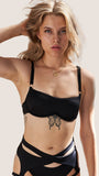 1254TP-BLK-Jordyn Bra - Square Neck Underwire Bra Recycled