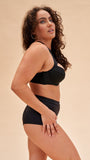 Scarlett Bra - Strappy Balconette Bra Recycled Black