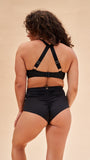 Scarlett Bra - Strappy Balconette Bra Recycled Black
