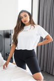 Crop T Shirt - Everyday Basic Crop White