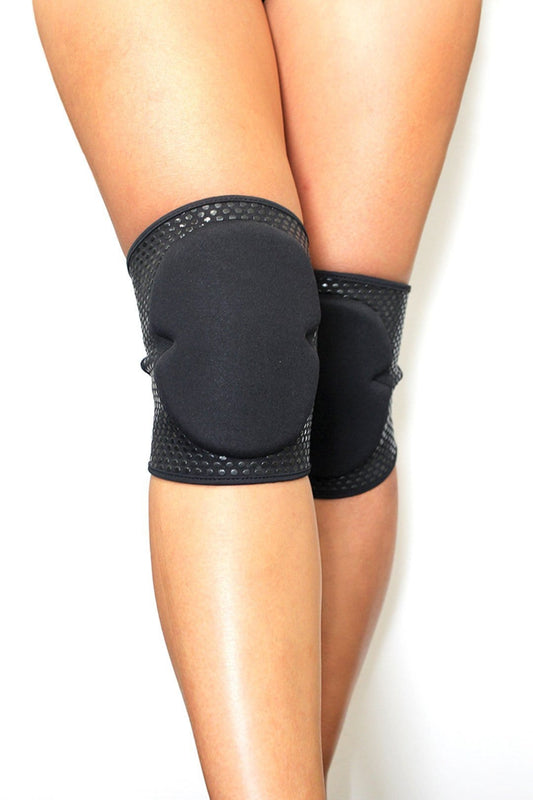 Sticky Silicone Knee Pads Black