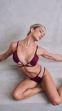 Lola Mesh Bralette Plum