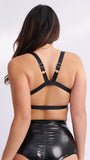 Follow Me Bra - Black PU