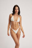 Ashley Diamante Bikini White ABX