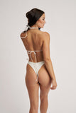 Ashley Diamante Bikini White ABX