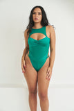 Charlie Mesh Bodysuit Green