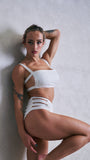 Clover Side Strap Top White