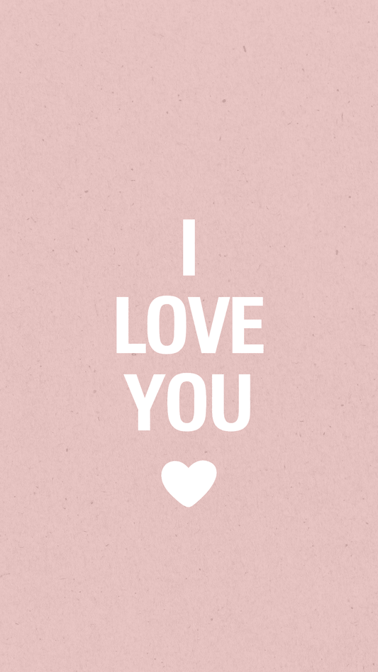 I LOVE YOU GIFT CARD