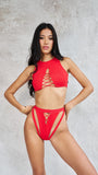 Raven Cheeky Bottoms Red