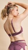 Jordyn Bra - Square Neck Underwire Bra Recycled Elderberry