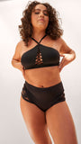 Kylie Top - Criss Cross Halter Top Recycled