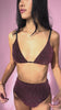 Elara Diamante High Waist Bottoms Pink