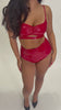 Paige Cut Out Top - Red PU