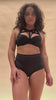 Scarlett Bra - Strappy Balconette Bra Recycled Black