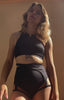 Iris High Waist - Cross Over High Waist Garter Shorts Recycled