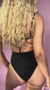 Elara Diamante High Waist Bottoms Black