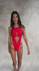 Raven Bodysuit Red