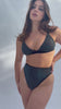 Adriana Bedazzled High Waist Bottoms Black