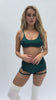 Lure You High Waist Garter Shorts Teal