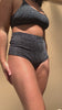 High Waist Shorts - Basic Scrunch Shorts Crystal Black
