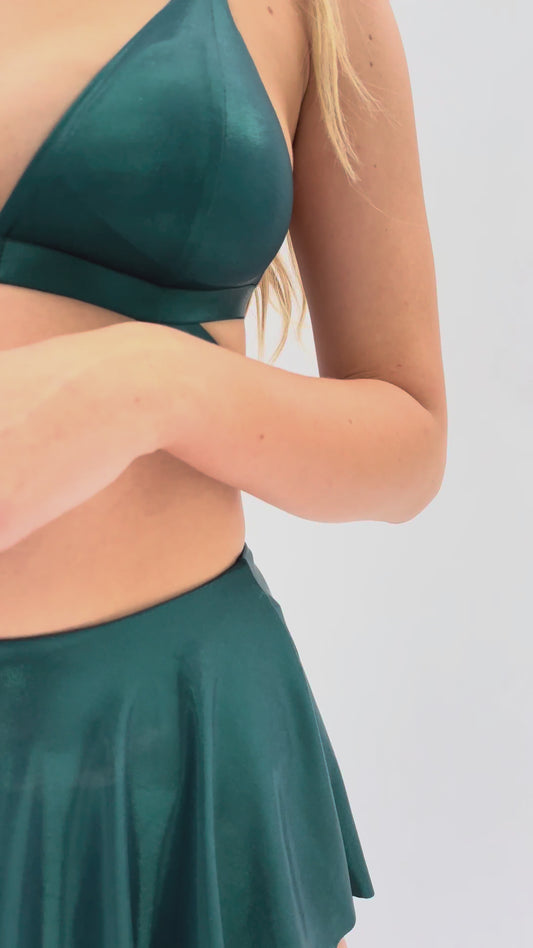 Follow Me Christmas Bra Teal