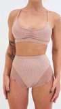 Roxie Diamante Top Taupe