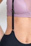 Zena Bottom - Adjustable Garter Overall Shorts Black