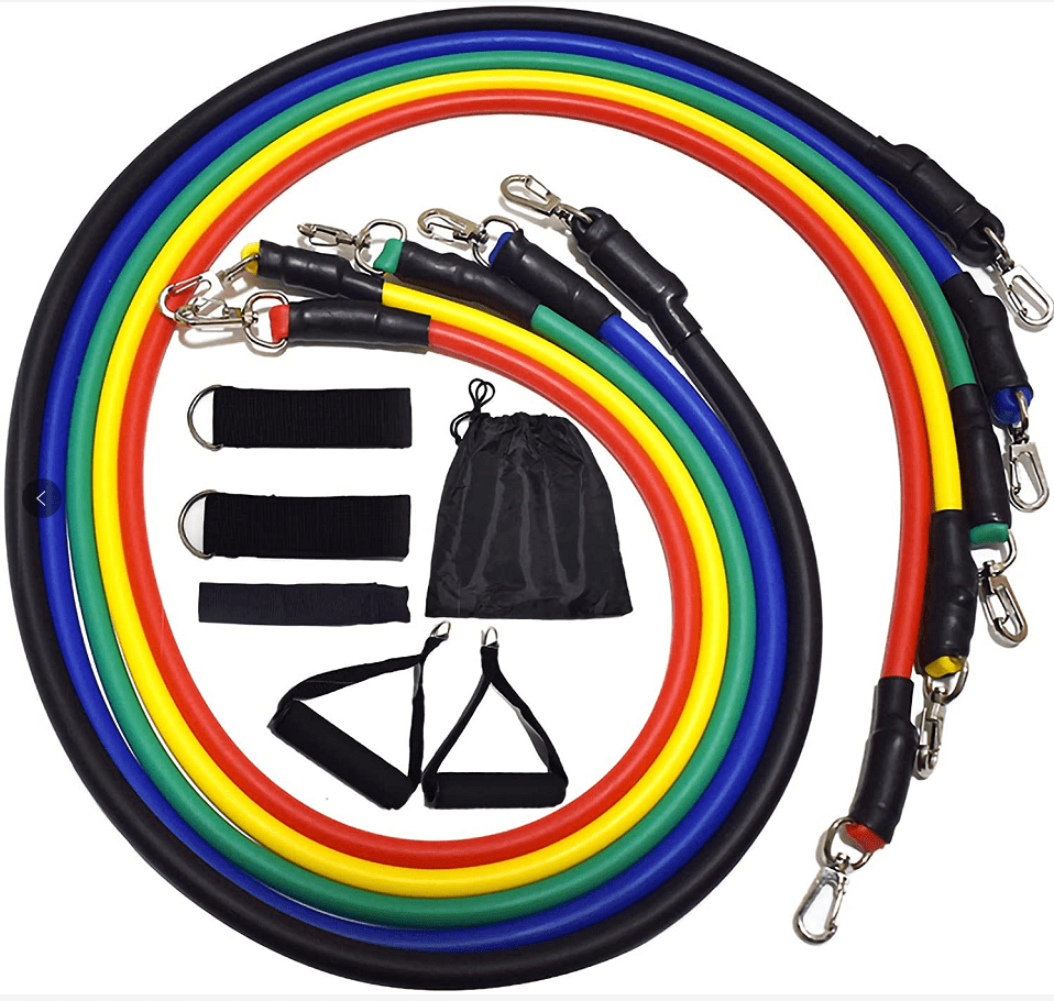 11 Piece Resistance Band Tube. lunalae