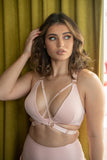 Amber Top - Adjustable Strappy Racerback Moulded Top Recycled Blush