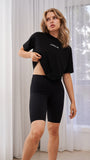 Sculpting Bike Short Recycled Black